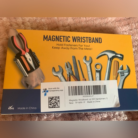 Magnetic Wristband, New in box, it’s like another hand! Helps hold tools! - Picture 2 of 5